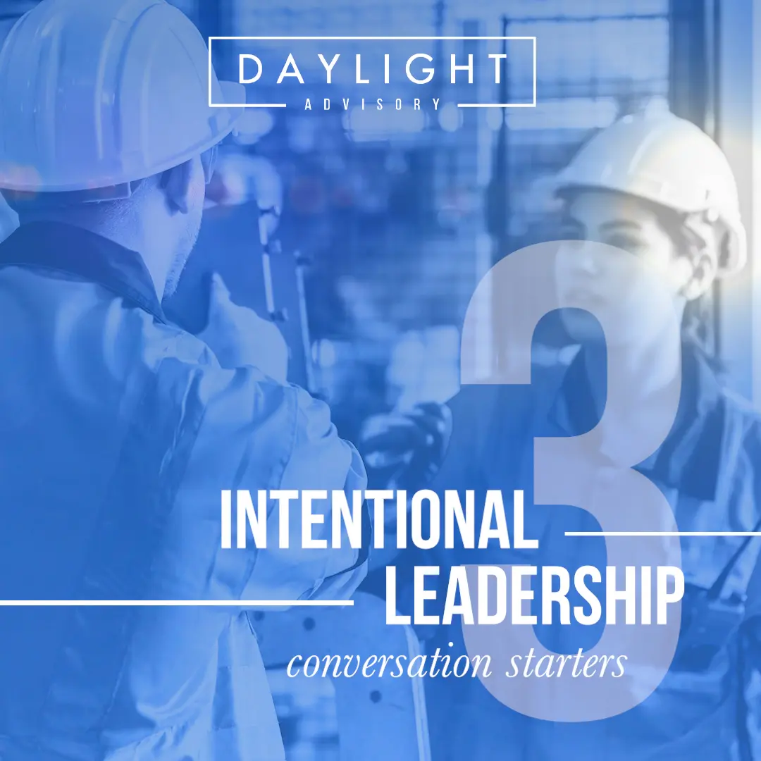 Intentional Leadership Conversation: Ask someone to teach you