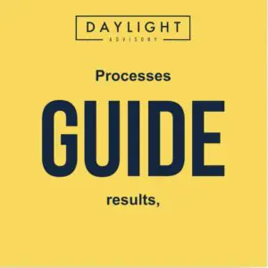 Processes guide results, but people make them happen.